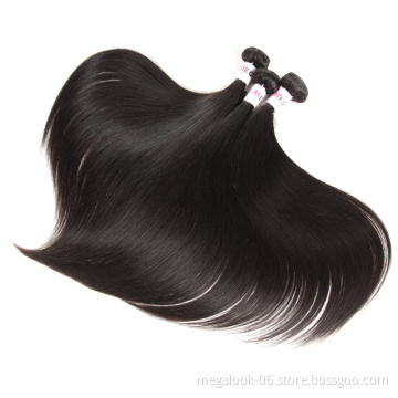 100% Natural  Cuticle Aligned  Brazilian Human Virgin Hair Extensions For Woman